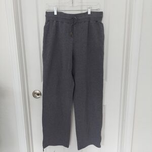 Liz Claiborne Gray Drawstring Closure Sweatpants Small
